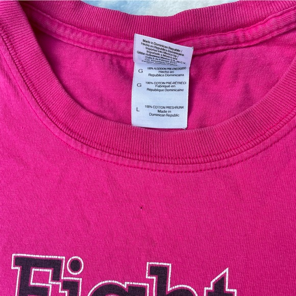 Oct. is Coming Fight Like A Girl Breast Cancer Ribbon Boxing Glove Unisex Large - Picture 3 of 5